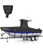 Amazon.com: Nukugula Heavy Duty Ture 1200D T-Top Boat Cover 20ft